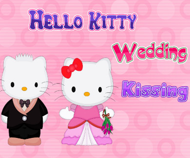 Hello Kitty Wedding Kissing
