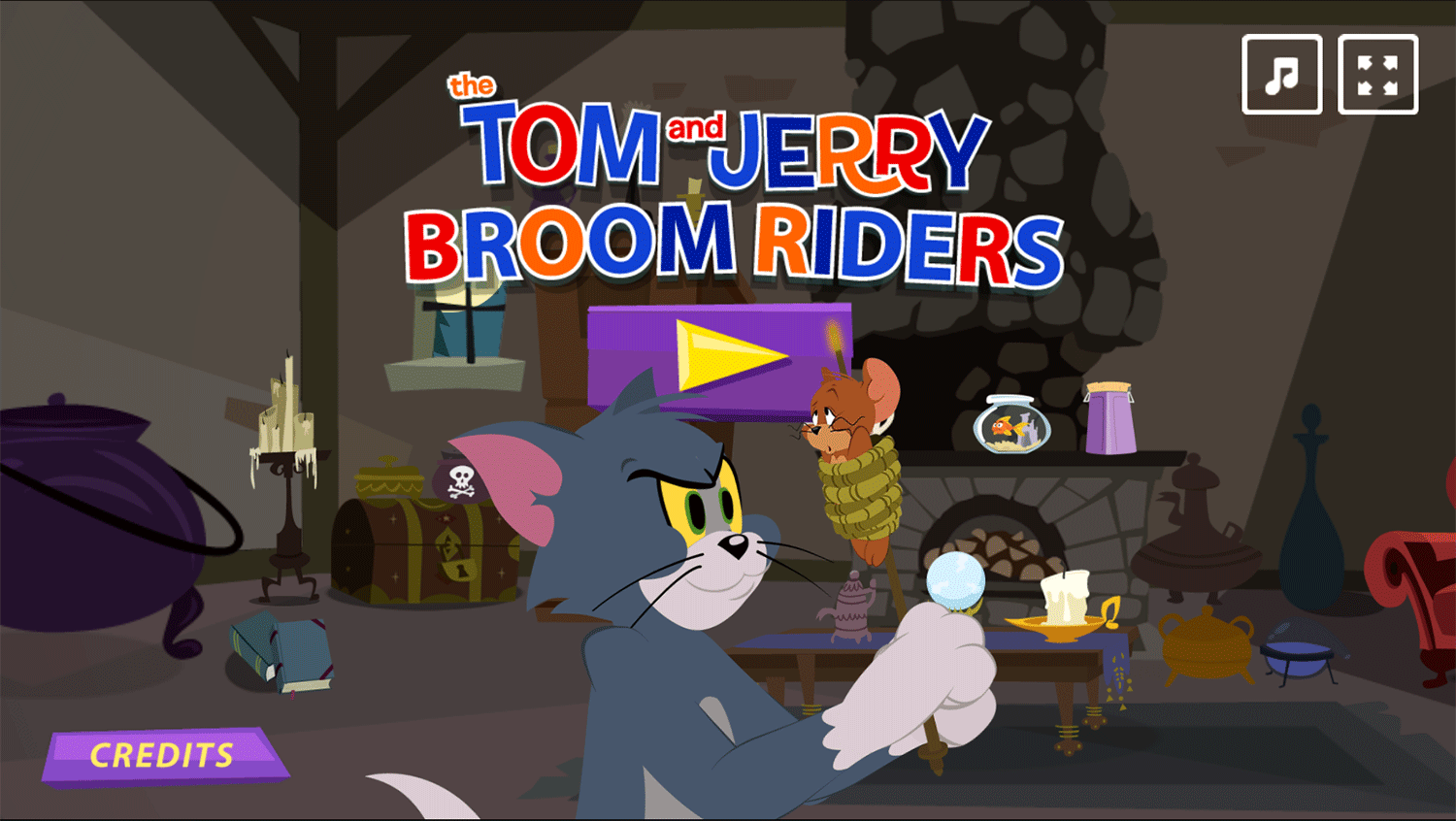 Tom and Jerry Broom Riders