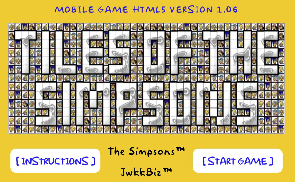 Tiles of the Simpsons