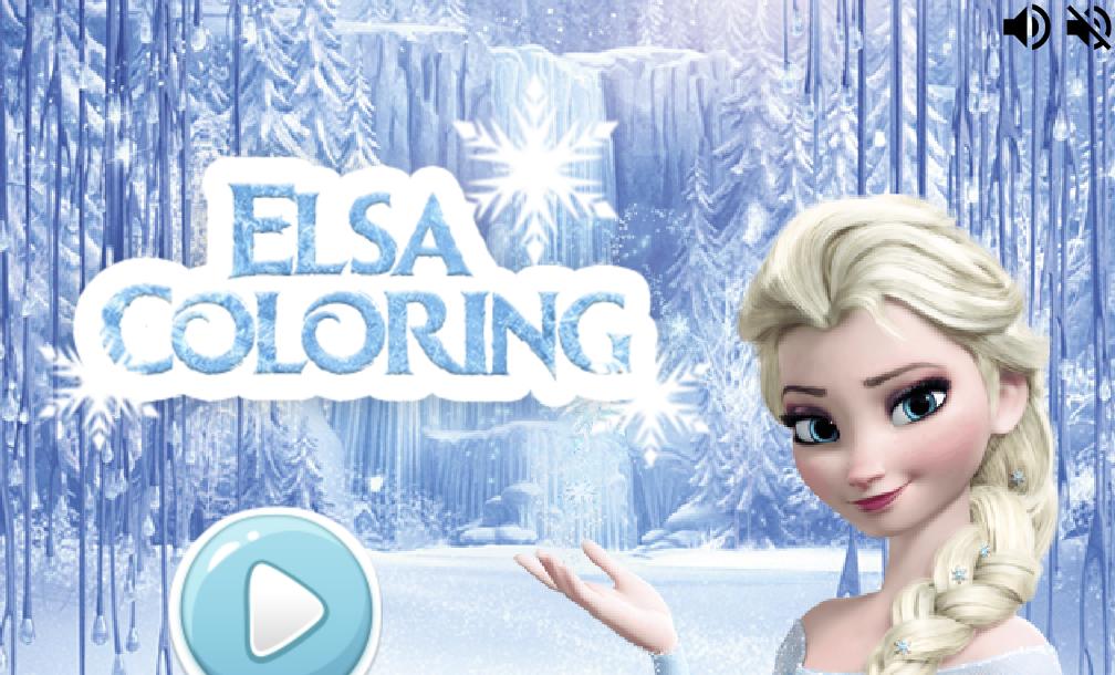 Elsa Frozen Coloring
