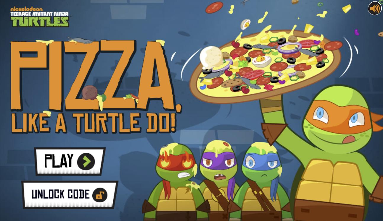 TMNT Pizza Like a Turtle Do