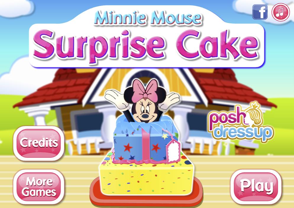 Minnie Mouse Surprise Cake