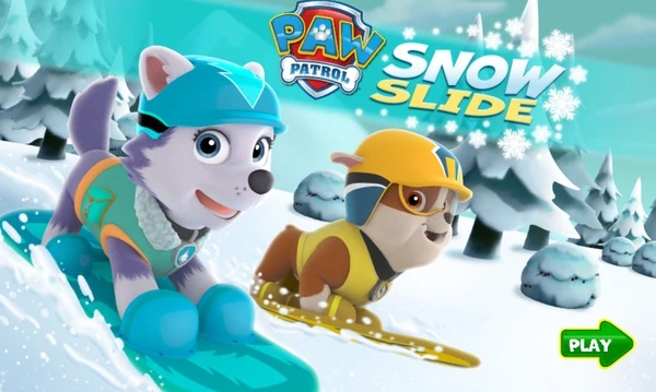 Paw Patrol Snow Slide