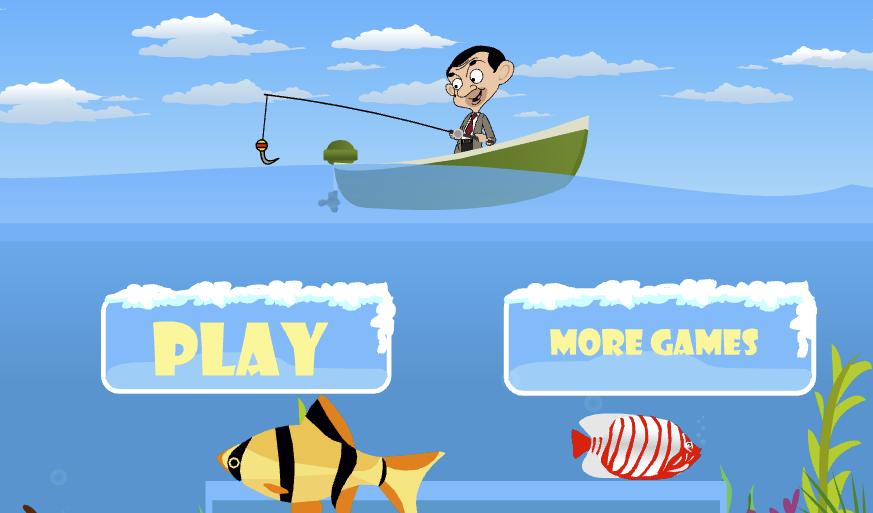 Mr Bean At Fishing