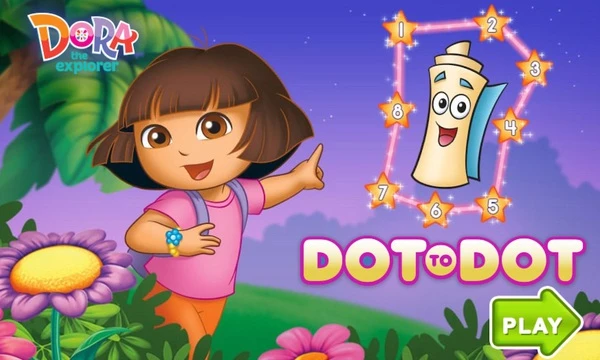 Dora the Explorer Dot to Dot