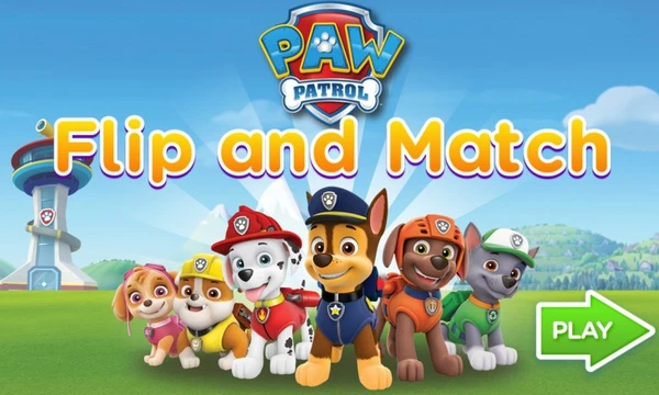 Paw Patrol Flip and Match